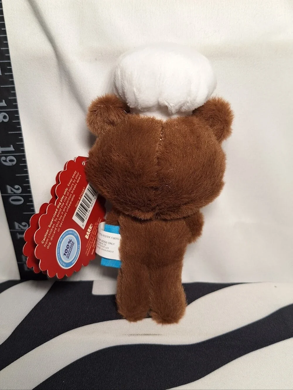 NWT Bark Sweetie Pie Macarons and Teddy Baker Dog Toys, 2 Pack, S
